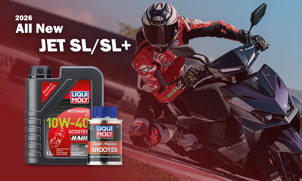 2026 All New JET SL / SL+ 保養怎麼搭?LIQUI MOLY 推薦這一組!